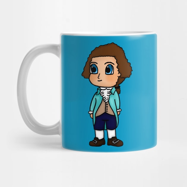 Chibi Thomas Jefferson - Large Design by Aeriskate